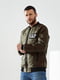 Чоловіча демісезонна куртка плащівка на 150 синтепоні розмір: 48, 50, 52, 54 хакі, 48 | 6253313 | фото 3