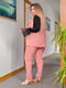 Жіночий брючний костюм-двійка жилетка + штани розмір: 42-44, 44-46, 48-50, 52-54, 56-58 фреза, 42/44 | 6253326 | фото 3