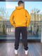 Чоловічий трикотажний спортивний костюм батнік штани розмір: 48-50, 52-54, 56-58 гірчиця, 48/50 | 6253337 | фото 3