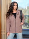 Жіноча куртка вітровка на підкладці з кишенями розмір: 48-50, 52-54, 56-58 | 6253354