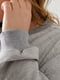 Жіночий весняний спортивний костюм однотонний батнік-штани розмір: 50, 52, 54, 56 сірий, 50 | 6253393 | фото 3