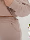 Жіночий весняний спортивний костюм однотонний батнік штани тканина турецька двонитка пін розмір: 50, 52, 54, 56 бежевий, 50 | 6253397 | фото 2