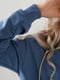 Жіночий весняний спортивний костюм однотонний батнік штани тканина турецька двонитка пеньє розмір: 42, 44, 46, 48 джинс, 42 | 6253407 | фото 2