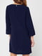 Сукня А-силуету темно-синя | 6256485 | фото 11