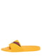 Шлепанцы желтые с принтом | 6256533 | фото 2