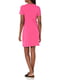 Платье-футболка розовая с принтом | 6257322 | фото 2