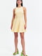 Платье А-силуэта желтое | 6257768 | фото 3
