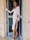 Сукня А-силуету молочного кольору | 6257792 | фото 2