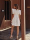 Сукня А-силуету молочного кольору | 6257829 | фото 3