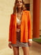 Платье-жакет оранжевое | 6257927 | фото 3