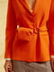 Платье-жакет оранжевое | 6257927 | фото 4