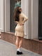 Платье А-силуэта бежевое | 6259036 | фото 2