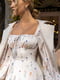 Сукня А-силуету біла в принт | 6259105 | фото 5