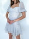 Сукня А-силуету біла в принт | 6259242 | фото 5