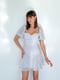 Сукня А-силуету біла в принт | 6259242 | фото 6