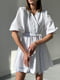 Платье А-силуэта белое | 6259243 | фото 5
