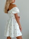 Сукня А-силуету біла в принт | 6259323 | фото 5