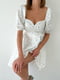 Платье А-силуэта белое в принт | 6259325 | фото 4