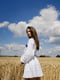 Сукня А-силуету біла з декором | 6259328 | фото 3