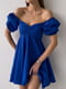 Сукня А-силуету синя | 6259330 | фото 2