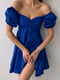 Сукня А-силуету синя | 6259330 | фото 3
