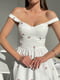 Сукня А-силуету біла в принт | 6259394 | фото 7