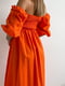 Сукня А-силуету помаранчева | 6259399 | фото 6