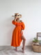 Сукня А-силуету помаранчева | 6259399 | фото 8