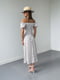 Сукня А-силуету біла в принт | 6259406 | фото 5