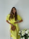 Сукня А-силуету жовта | 6259407 | фото 2