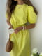 Сукня А-силуету жовта | 6259407 | фото 3