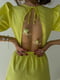 Сукня А-силуету жовта | 6259407 | фото 4