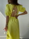 Сукня А-силуету жовта | 6259407 | фото 5