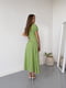 Сукня А-силуету зелена в принт | 6259408 | фото 8