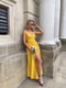 Сукня А-силуету жовта | 6259410 | фото 7