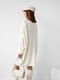 Платье-свитер молочного цвета | 6259422 | фото 5