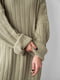 Сукня-светр кольору хакі | 6259424 | фото 5