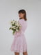 Сукня А-силуету рожева в принт | 6259510 | фото 4