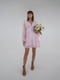 Сукня А-силуету рожева в принт | 6259510 | фото 6