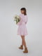 Сукня А-силуету рожева в принт | 6259510 | фото 7