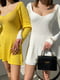 Сукня А-силуету молочного кольору | 6259561 | фото 5