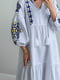 Сукня-вишиванка біла з декором | 6259671 | фото 5