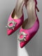 Туфли атласные розовые | 6259785 | фото 6