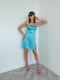 Платье А-силуэта голубое | 6259861 | фото 4