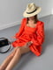 Сукня А-силуету помаранчева | 6259878 | фото 4
