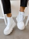 Ботинки кожаные белые | 6260011 | фото 2