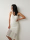Сукня-футляр трикотажна біла | 6260130 | фото 2