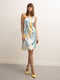 Сукня А-силуету в білизняному стилі різнокольорова в принт | 6260232 | фото 2