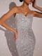 Сукня вечірня сріблястого кольору | 6260294 | фото 2