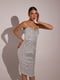 Сукня вечірня сріблястого кольору | 6260294 | фото 3